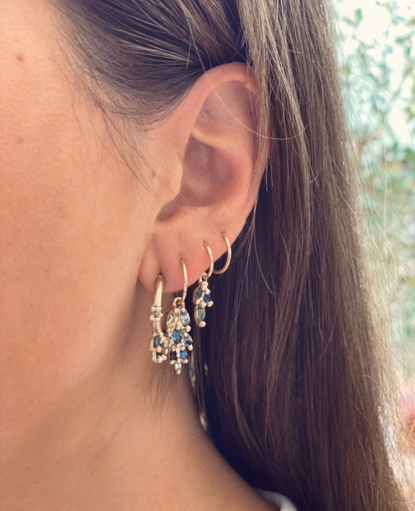 The Rosa Earring - Sterling silver - Single or Pair