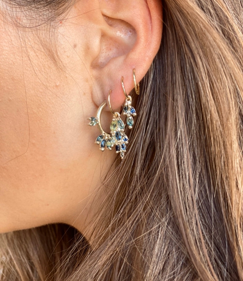 The Rosa Earring - 9ct Gold - Single or Pair